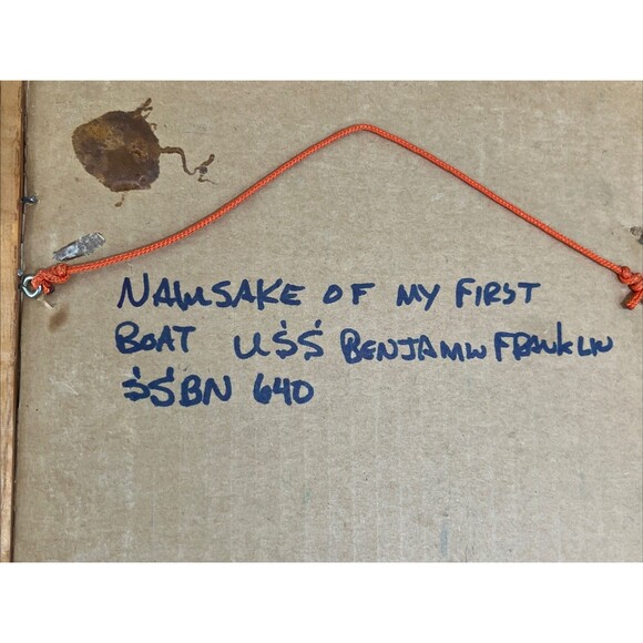 Benjamin Franklin Antique Johnson Wilson & Co New York Art Print Oak Wood Frame - Picture 11 of 11